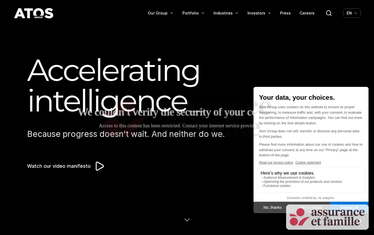 Capture : Atos Group - Engineering the Future of Digital Transformation | Atos Group